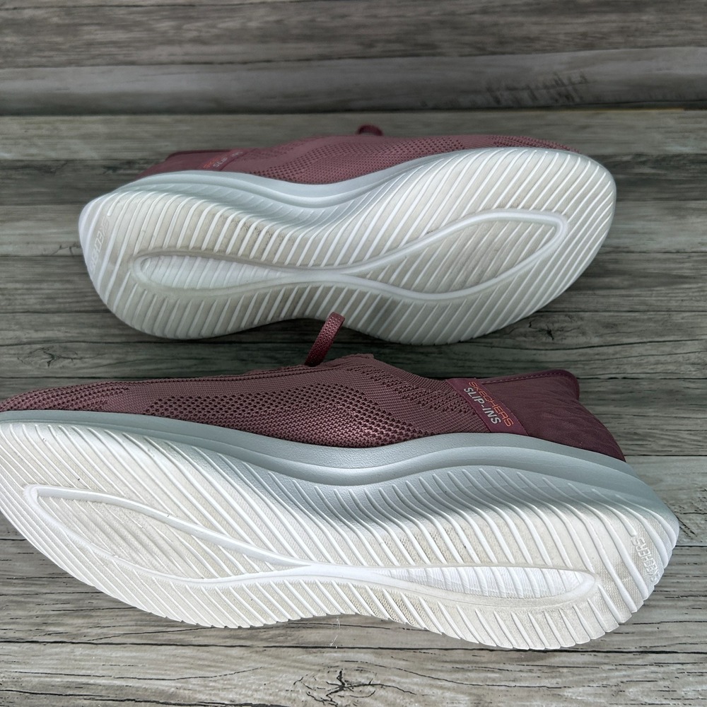 Skechers Women Sneakers Mauve Slip-ins Ultra Flex 3.0 Smooth Step Size 8.5 - Picture 11 of 11